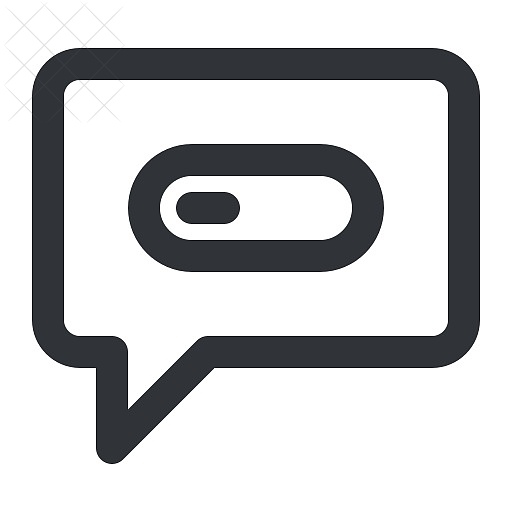 Bubble, chat, communication, conversation, loading icon.