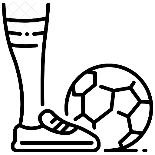 Activity, ball, football, leg, play icon.