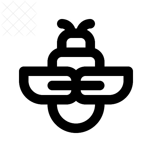 Apiary, bee icon.