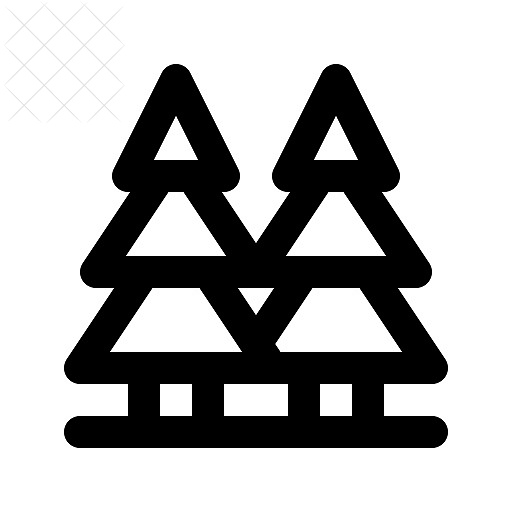 Pine, sweden, tree icon.