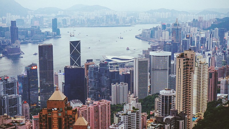 香港城市風貌圖片素材