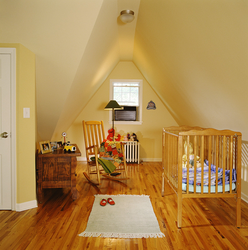 閣樓室育嬰室圖片素材