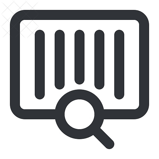 Ecommerce, find, magnifier, search icon.