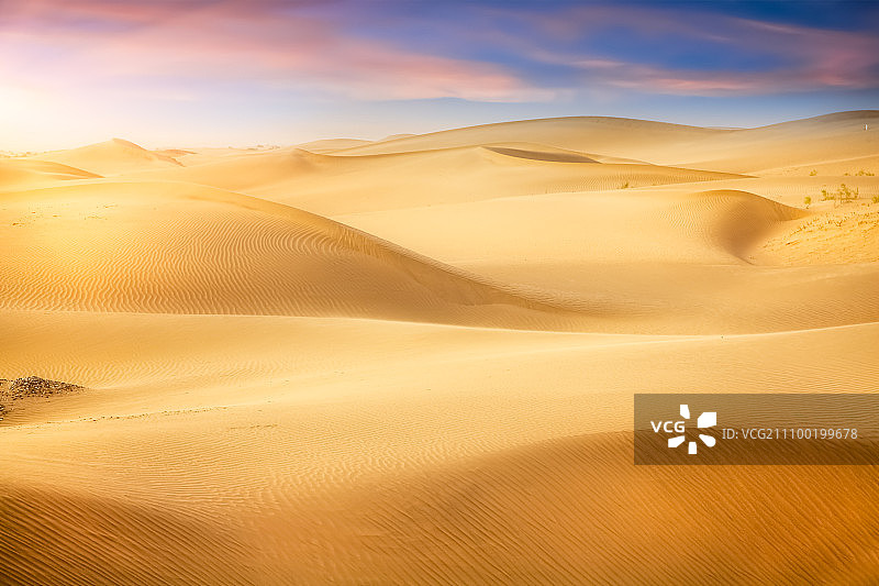 沙漠夕阳图片素材