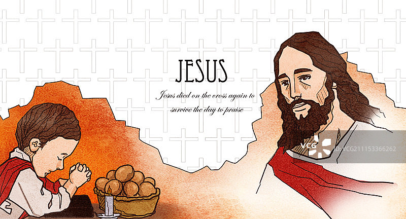 基督教的插图图片素材