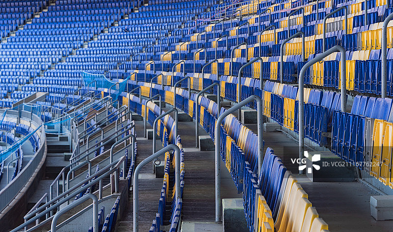 诺坎普足球场的空座位图片素材