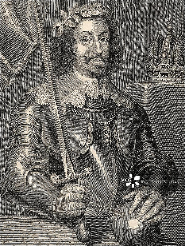 斐迪南三世。1608-1657年，罗马-德国皇帝，历史肖像图片素材