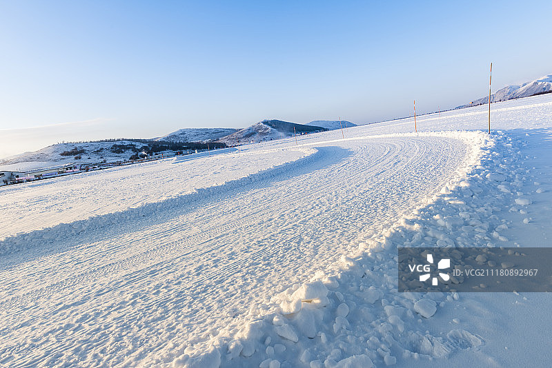 内蒙古呼伦贝尔冬季风光图片素材