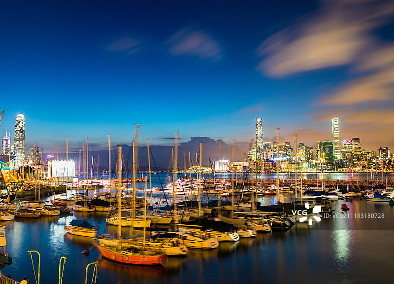 香港城市风光,维多利亚港图片素材