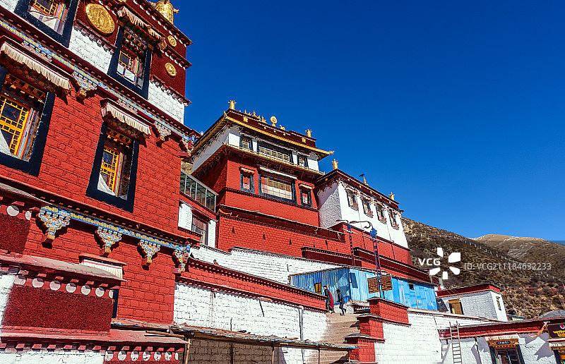 西藏直贡梯寺图片素材