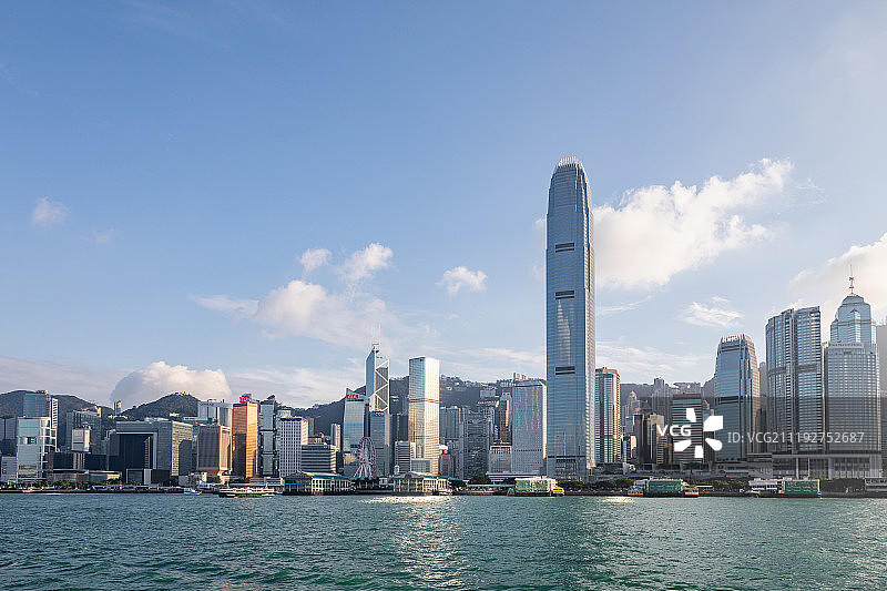 香港城市晴天风光图片素材