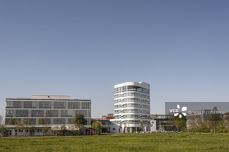 生物技术创新中心IZB，马丁斯里德，慕尼黑附近，巴伐利亚，德国，欧洲图片素材