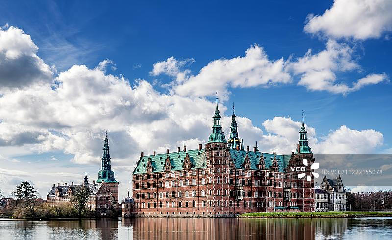 腓特烈堡城堡，希勒罗德，丹麦，欧洲图片素材