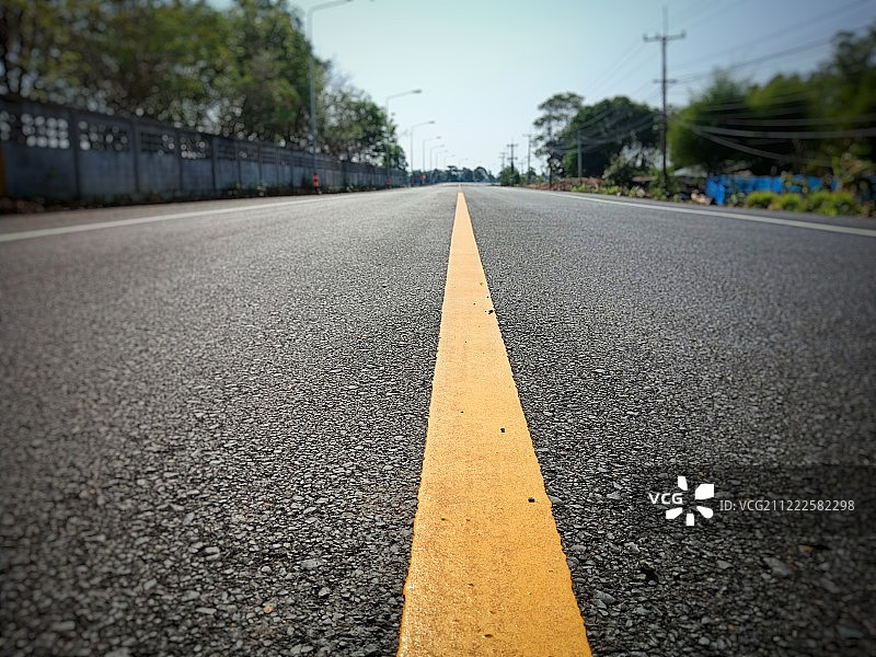 道路交通漆沥青表面呈黄色图片素材
