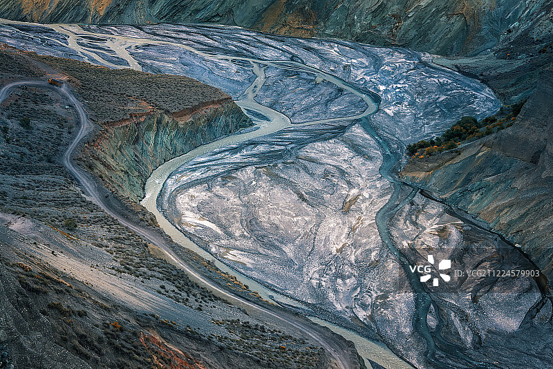 新疆红山大峡谷图片素材