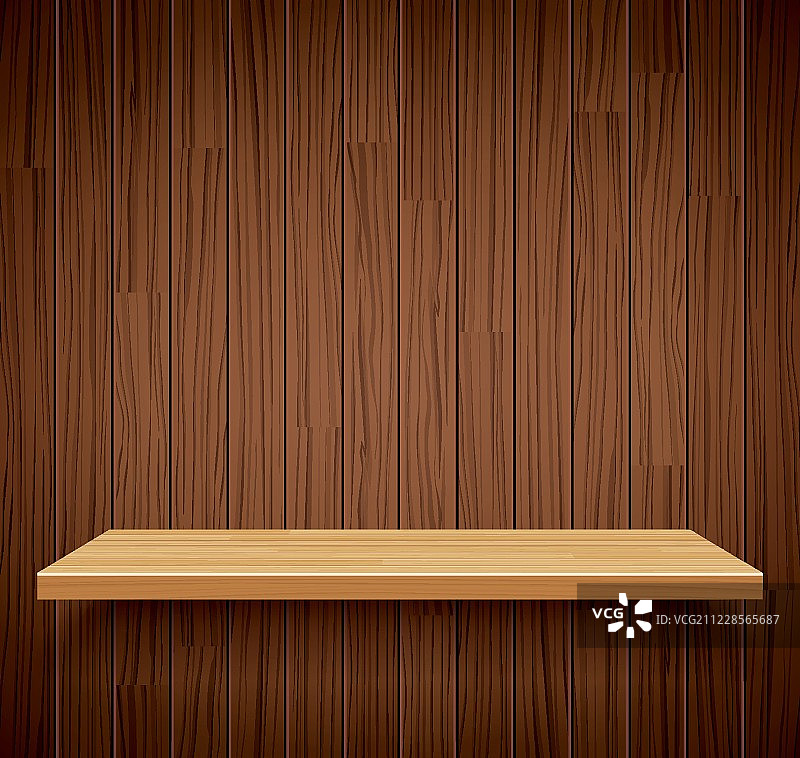 向量空木架背景。空木材为您的产品图片素材