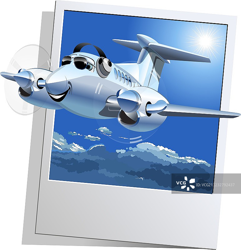 卡通飞机图片素材