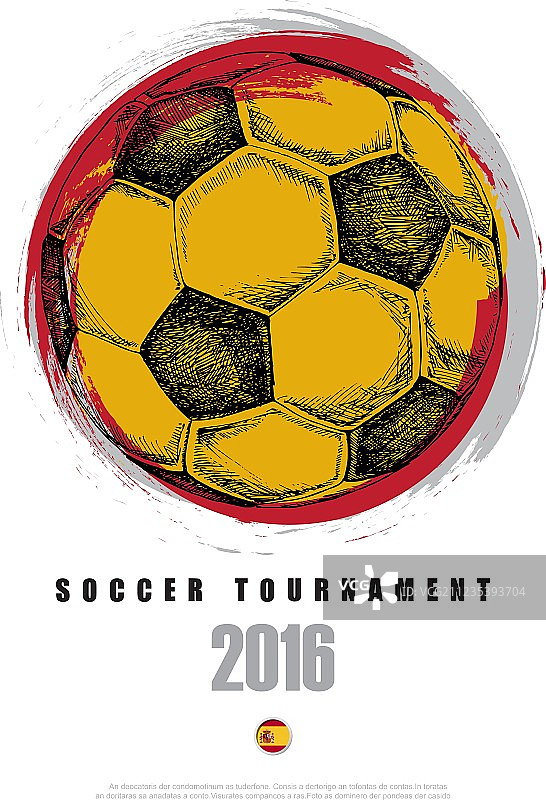 绘制足球背景海报宣传册标志图片素材