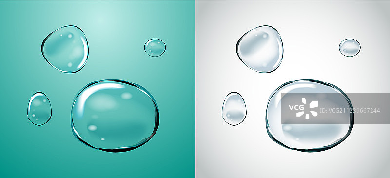 肥皂水气泡设置透明隔离图片素材