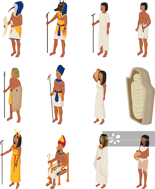 古埃及人的性格图片素材