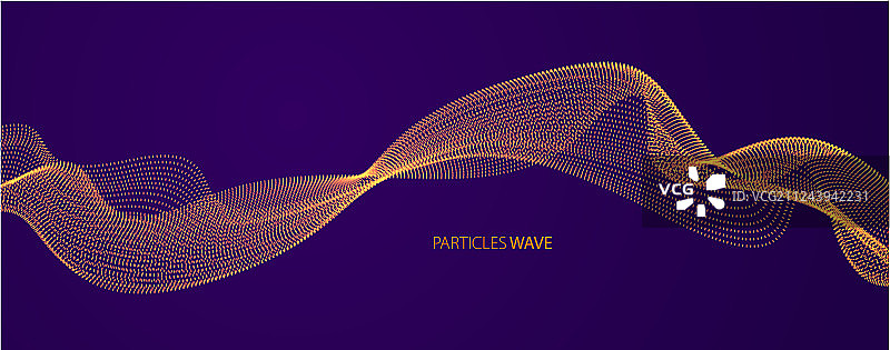 波浪流动的抽象背景图片素材