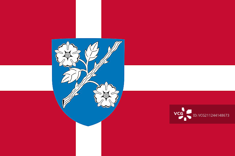 丹麦南部的兰兰旗图片素材