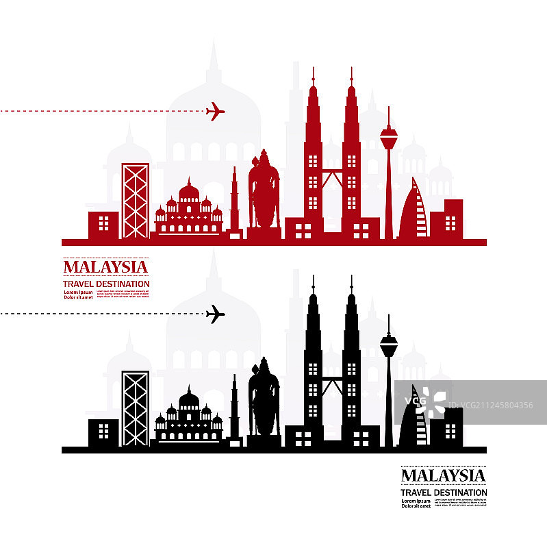 马来西亚旅游目的地图片素材