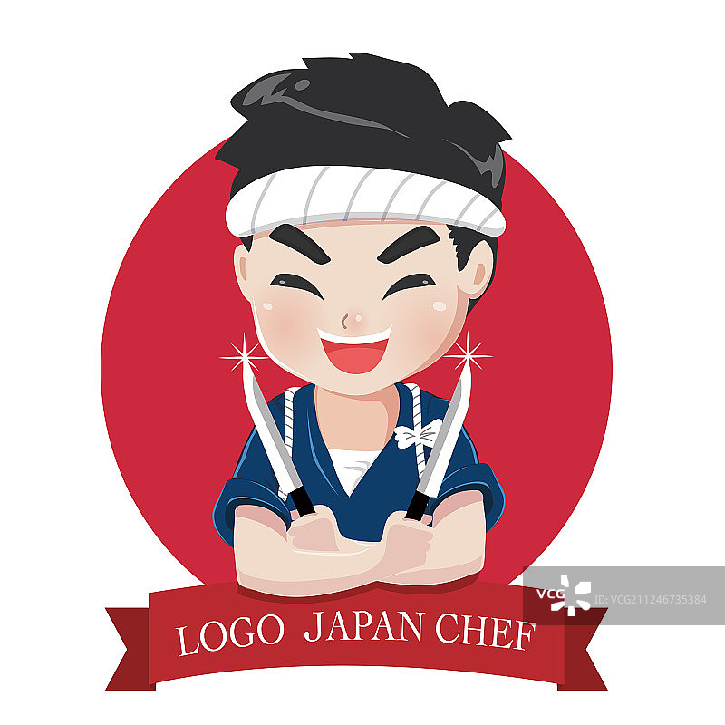 标志日本厨师图片素材