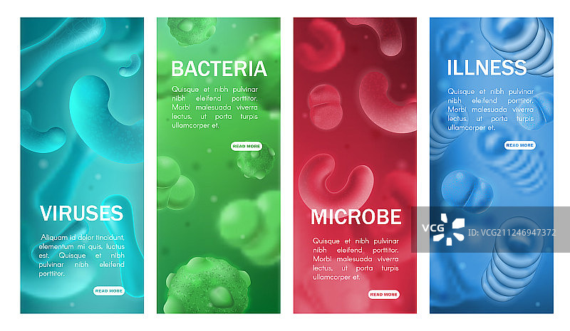 细菌，微生物，细菌，病毒细胞图片素材