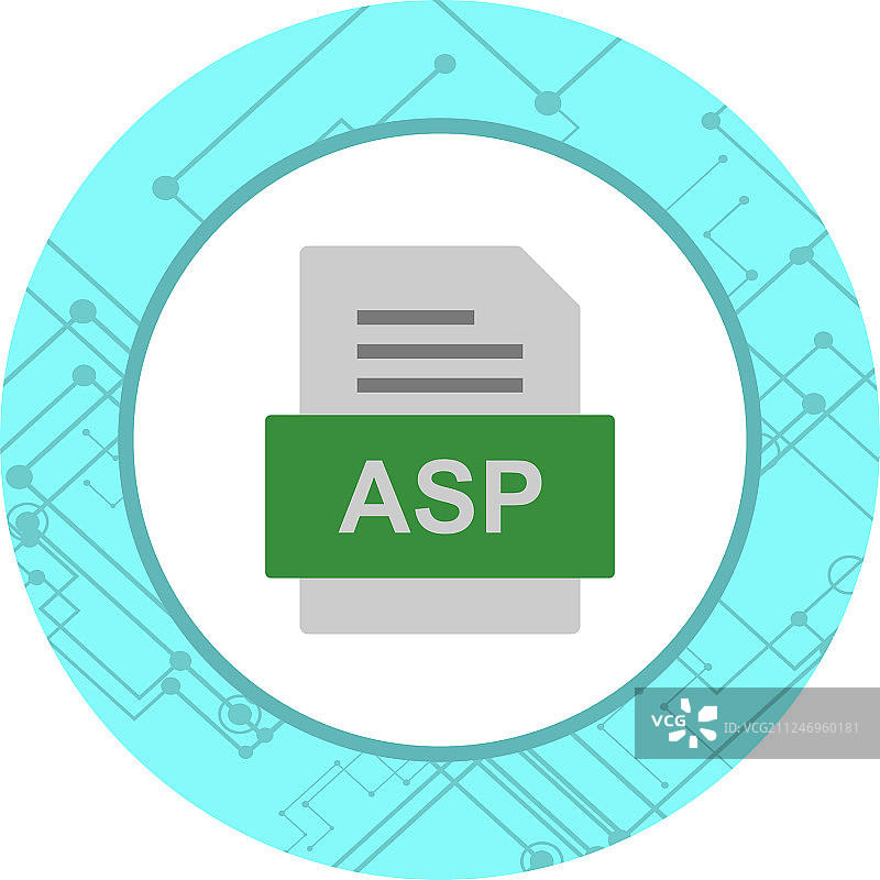 Asp文件文档图标图片素材