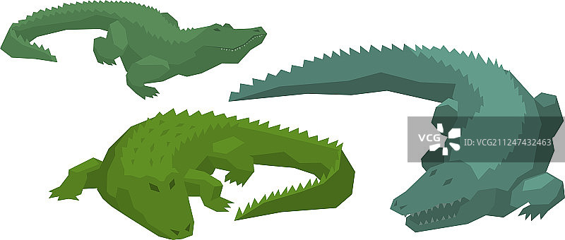 鳄鱼卡通鳄鱼的角色图片素材