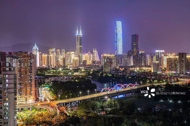 深圳城市风光图片素材