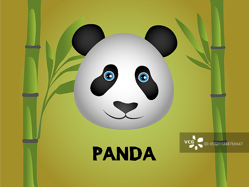 可爱的彩色3d熊猫图片素材