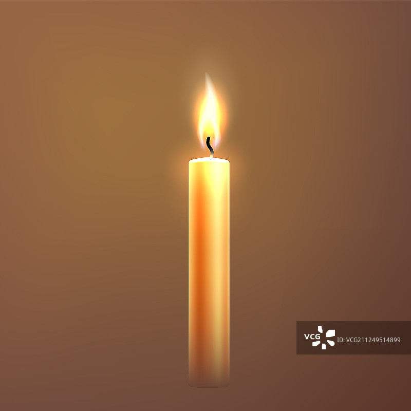蜡烛与火焰节日象征的现实图片素材