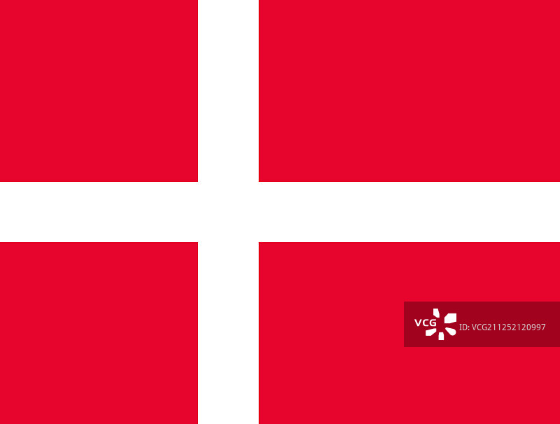 丹麦官方旗帜图片素材