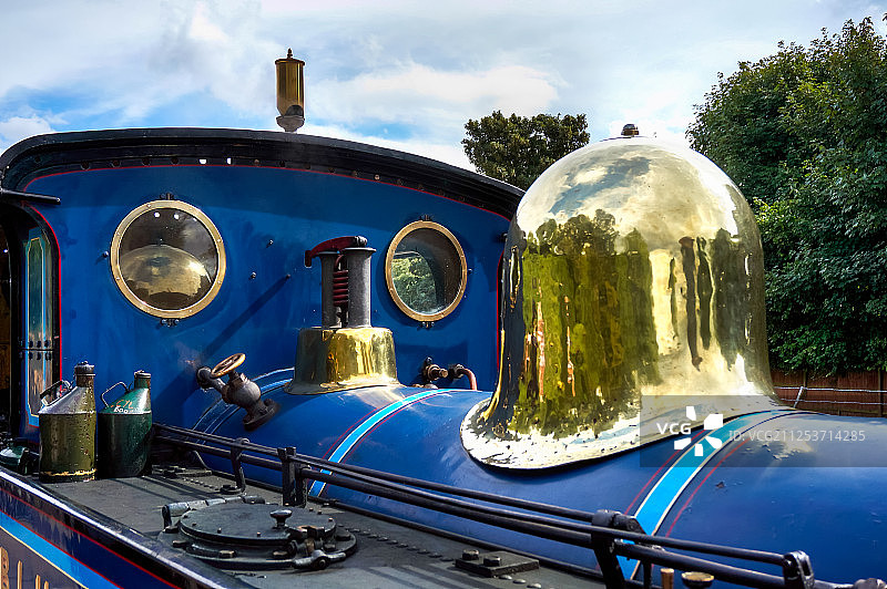 东格林斯塔德的蓝铃蒸汽机图片素材