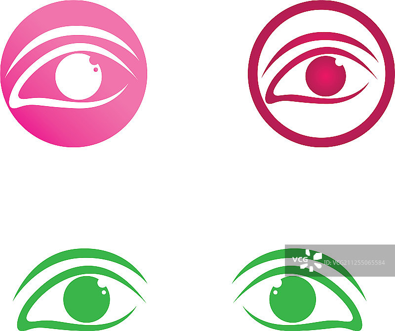 眼部护理标志设计图片素材