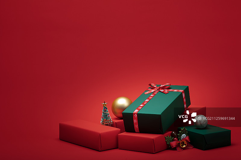 圣诞节礼物盒子冬季礼品素材图片素材
