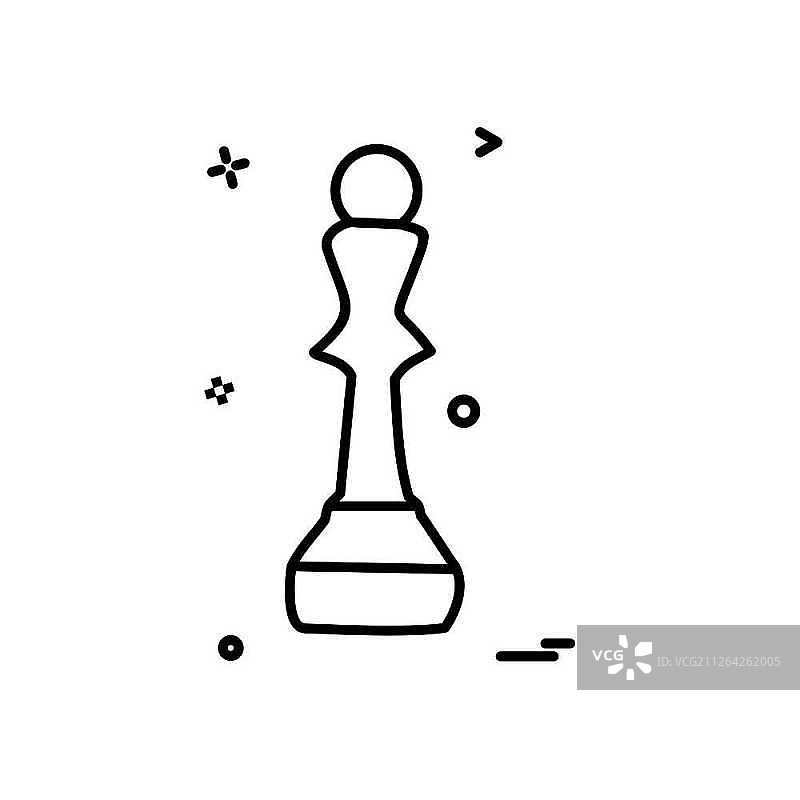 象棋图标设计矢量图片素材