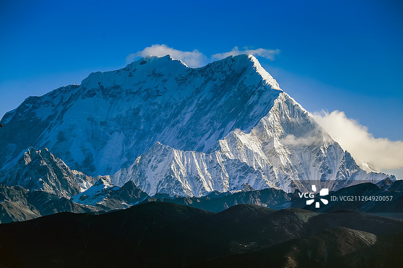西藏雪山冰川自然风光图片素材