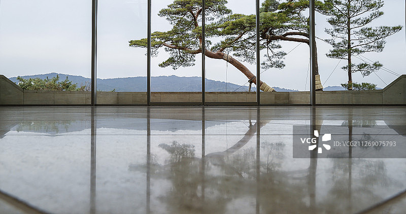 日本经典博物馆-京都米秀博物馆建筑图片素材