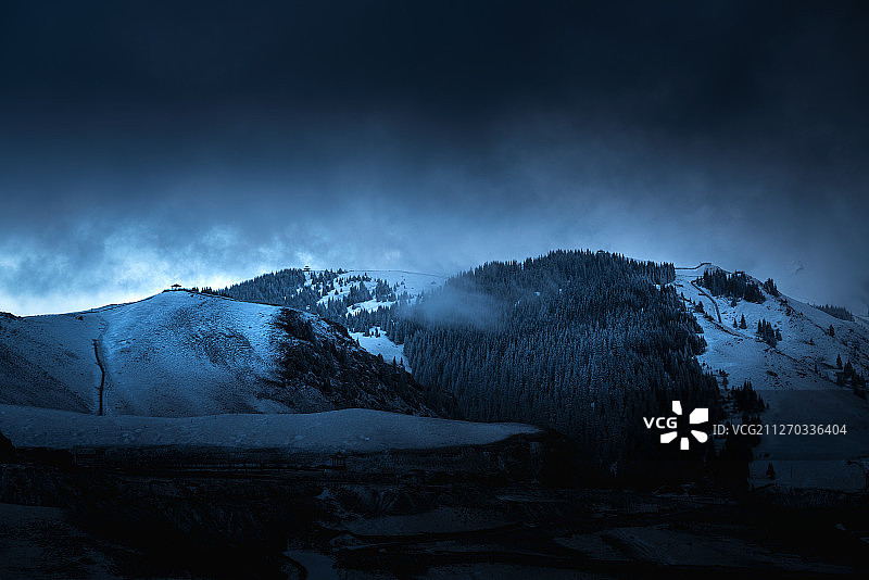 雪山自然风光图片素材