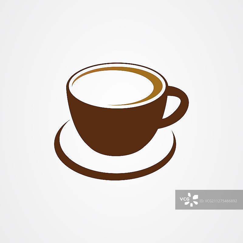 咖啡杯图标logo设计图片素材