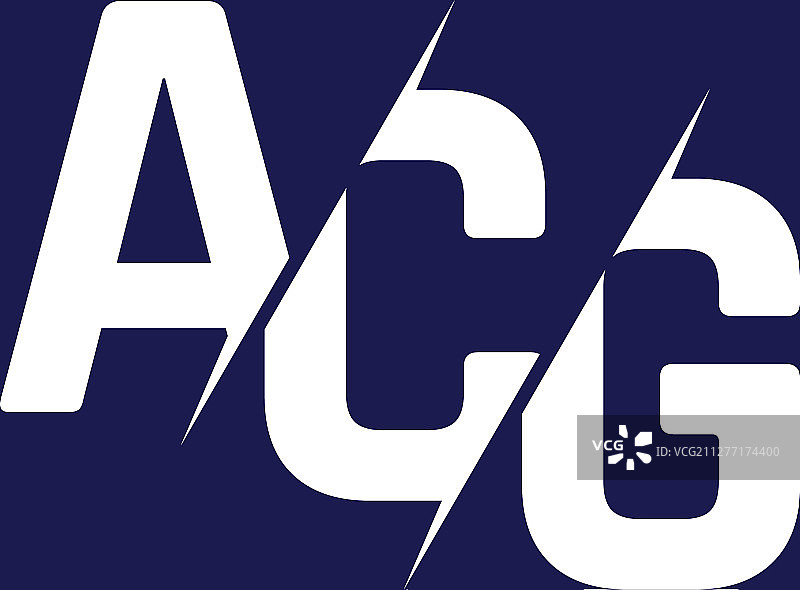 首字母组合logo设计acg图片素材