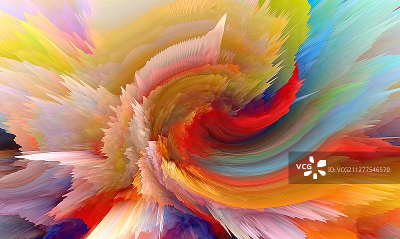 抽象爆炸彩色泼墨科技发布会背景图片素材