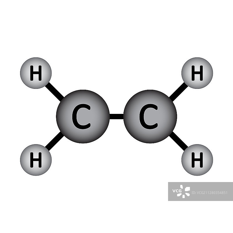 乙烯分子图标图片素材
