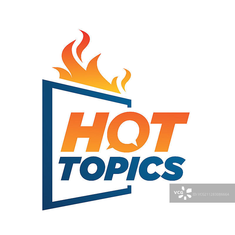 热点主题logo背景热点新闻设计用图片素材