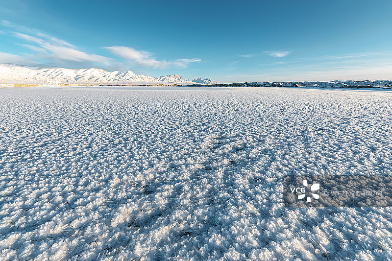 翡翠湖冬季图片素材