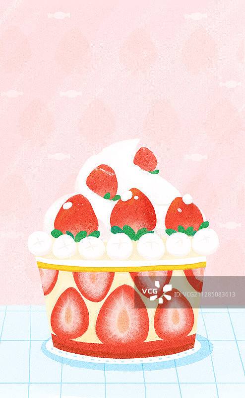 草莓蛋糕2图片素材