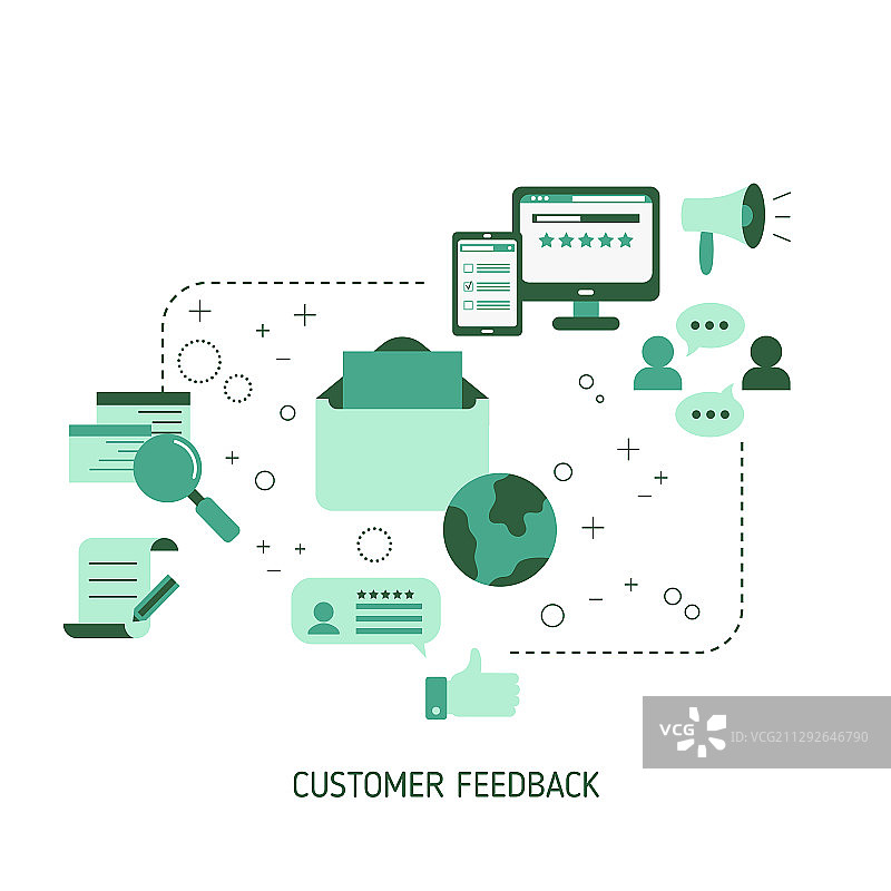 顾客反馈概念顾客反馈图片素材